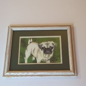 Carolyn Rodriguez Pug Framed Art